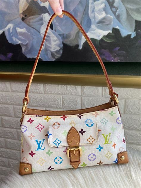 lv multicolor eliza|AUTHENTIC Louis Vuitton Monogram Multicolor Eliza White..